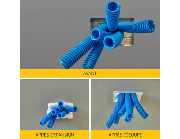 Mousse polyuréthane expansive, blanche Sika Boom 128 - 400 ml - Sika - Brico Dépôt