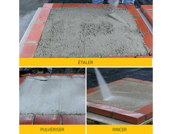 Désactivant 4-6 de surface, effet "gravillons lavés" - bidon de 5 L - Sika - Brico Dépôt