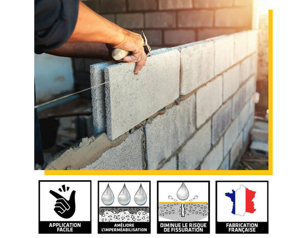 Résine d'accrochage Sikadher-80 GP blanc, en bidon de 5 L - Sika - Brico Dépôt