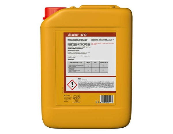 Résine d'accrochage Sikadher-80 GP blanc, en bidon de 5 L - Sika - Brico Dépôt