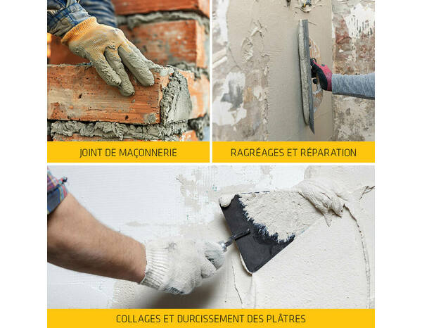 Résine d'accrochage Sikadher-80 GP blanc, en bidon de 5 L - Sika - Brico Dépôt