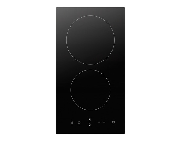 Plaque de cuisson vitrocéramique 2 zones "Domino" 3300 W - 268 x 520 mm - Brico Dépôt