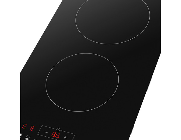 Plaque de cuisson à induction  2 zones "Domino" 3500 W - 268 x 520 mm - Brico Dépôt