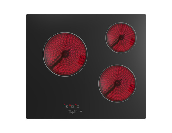 Plaque de cuisson vitrocéramique 3 zones 5300 W - 590 x 520 mm - Brico Dépôt