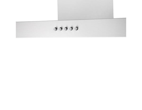 Hotte de cheminée rectangulaire inox - 90 CM - Brico Dépôt