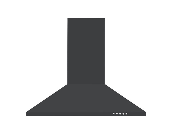 Hotte de cuisine cheminée noir - 60 cm - Brico Dépôt