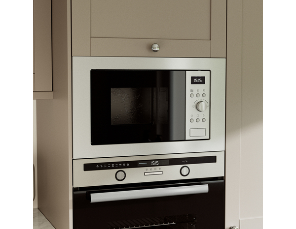 Micro-ondes encastrable gris 17L - Brico Dépôt