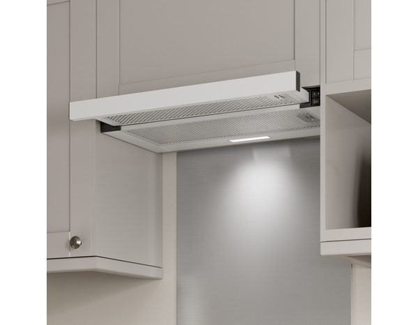 Hotte de cuisine tiroir blanc - 60 cm - Brico Dépôt