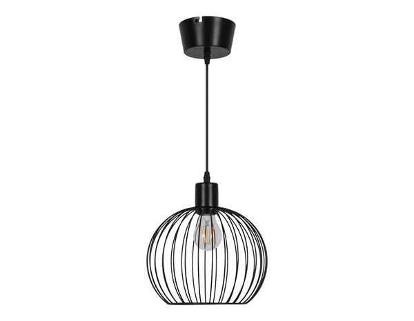 Suspension métal noir mat E27 D. 25 CM "EDICIAS" - Cooke and Lewis - Brico Dépôt