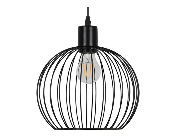 Suspension métal noir mat E27 D. 25 CM "EDICIAS" - Cooke and Lewis - Brico Dépôt