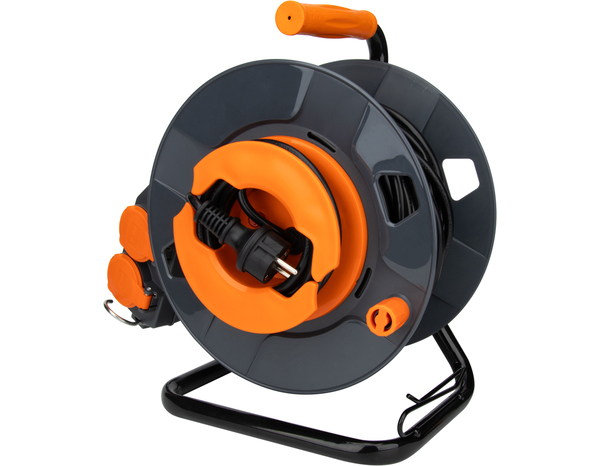 Enrouleur Atelier 4 prises 16A 3G1,5 mm² - 30 m - Brico Dépôt