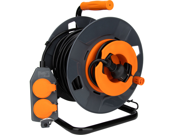 Enrouleur Atelier 4 prises 16A 3G1,5 mm² - 30 m - Brico Dépôt