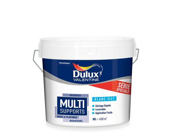 Peinture intérieure multi-supports blanc mat 10L - Dulux Valentine - Brico Dépôt