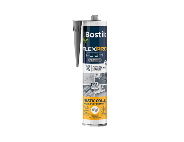 Mastic colle anthracite Flexpro 300 ml - Bostik - Brico Dépôt