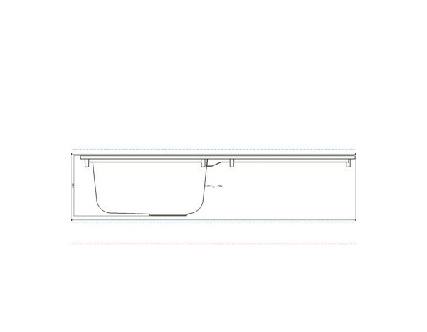 Evier composite noir 1 cuve grande capacité  "KARTA" - Brico Dépôt