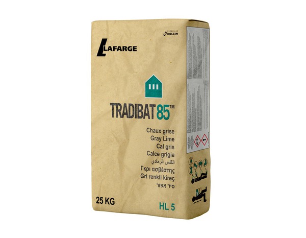 Chaux hydraulique HL5 grise à maçonner - sac de 25 kg - Brico Dépôt