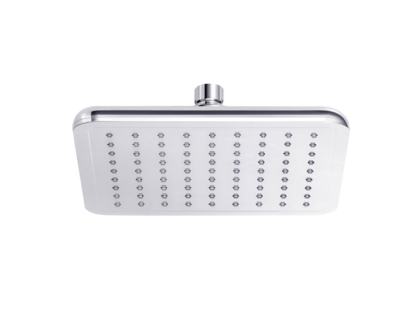 Pomme de tête carrée chromée MILIA 20 x 20 cm - Cooke and Lewis - Brico Dépôt