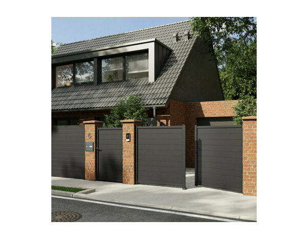 Portillon aluminum Astia 1m - Marque BLOOMA - Brico Dépôt