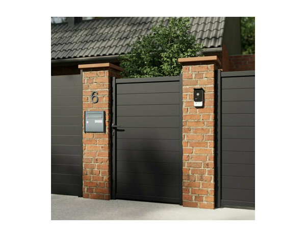 Portillon aluminum Astia 1m - Marque BLOOMA - Brico Dépôt