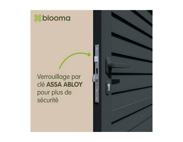 Portillon aluminium Celtis 1m - Marque BLOOMA - Brico Dépôt