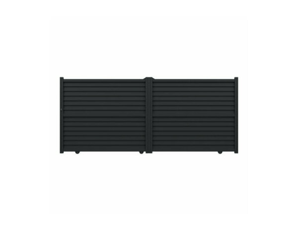 Portail aluminium coulissant Celtis 4m25 - Marque BLOOMA - Brico Dépôt