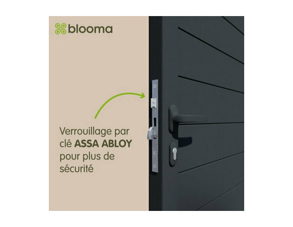 Portail aluminium battant Astia 3m50 - Marque BLOOMA - Brico Dépôt