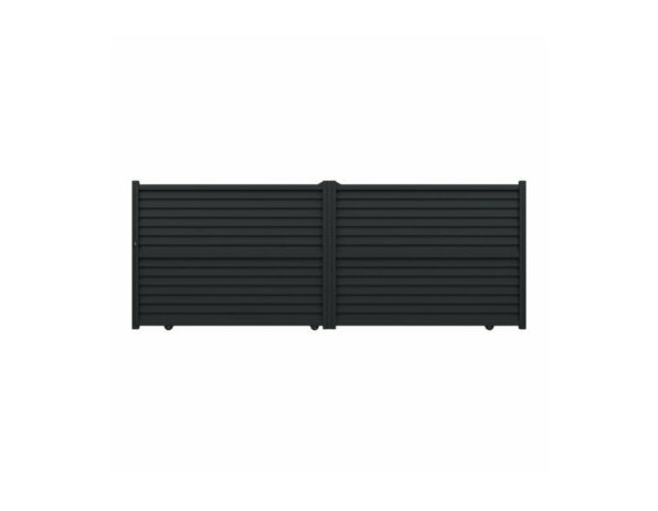 Portail aluminium coulissant celtis 3m75 - Marque BLOOMA - Brico Dépôt