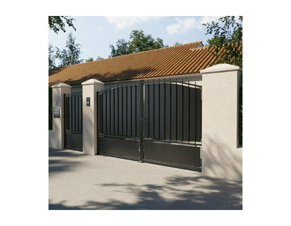 Portail fer battant Karnan 3m5 - Brico Dépôt