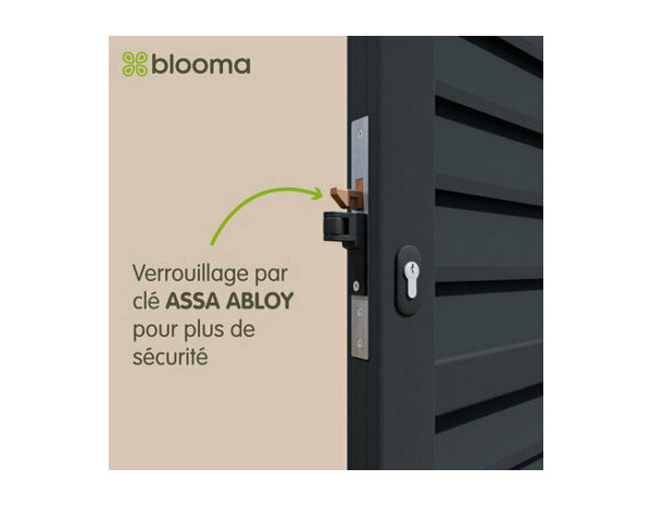 Portail aluminium coulissant Celtis 4m25 - Marque BLOOMA - Brico Dépôt