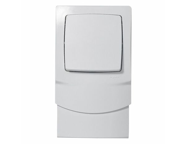 Va-et-vient cadre vertical 12,5mm composable Appareillage saillie blanc - Legrand - Brico Dépôt