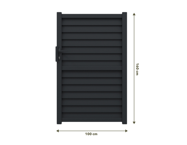 Portillon aluminium Celtis 1m - Marque BLOOMA - Brico Dépôt