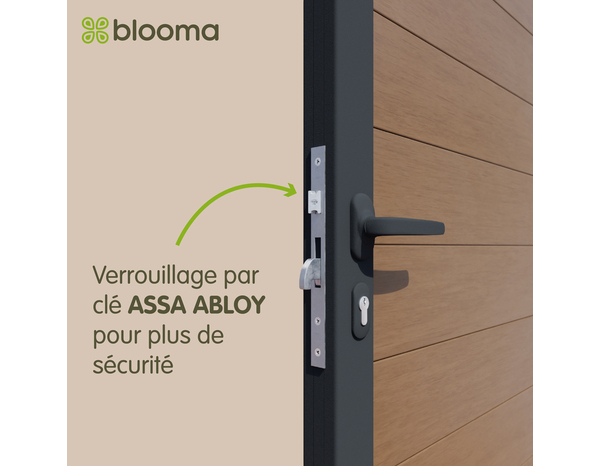 Portail composite battant Delfis 3m - Marque BLOOMA - Brico Dépôt