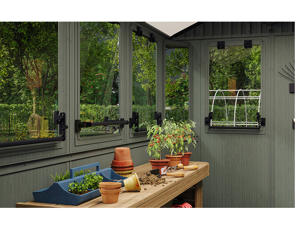 Abri "Green House" 4,6 m² - serre et espace de rangement - Keter - Brico Dépôt