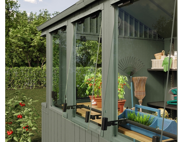 Abri "Green House" 4,6 m² - serre et espace de rangement - Keter - Brico Dépôt