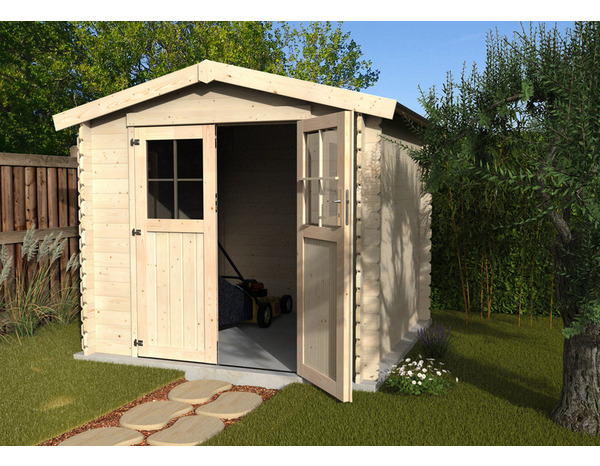 Abri de jardin en bois 28 mm HECTOR - 4,30 m² - Brico Dépôt