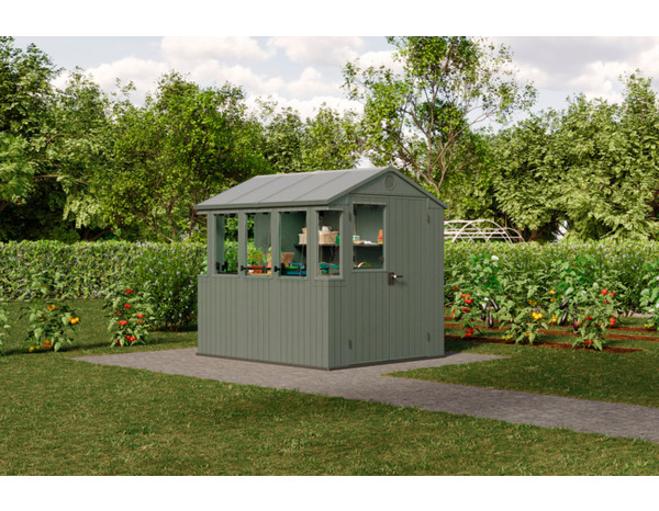 Abri "Green House" 4,6 m² - serre et espace de rangement - Keter - Brico Dépôt