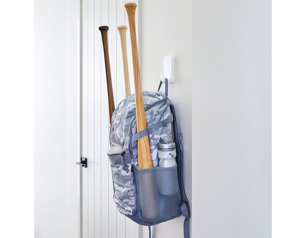 Crochet standard blanc grand modèle XL charge maxi : 4,5 kg - Command - Brico Dépôt