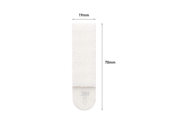 4 paires de languettes de fixation tableaux moyen modèle blanc - charge max : 5 kg - Command - Brico Dépôt