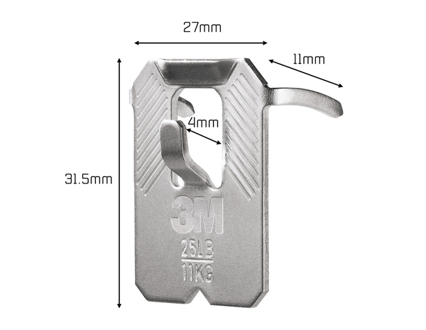 2 crochets griffe plaque de plâtre charge maxi : 11 kg - 3M Claw - Brico Dépôt