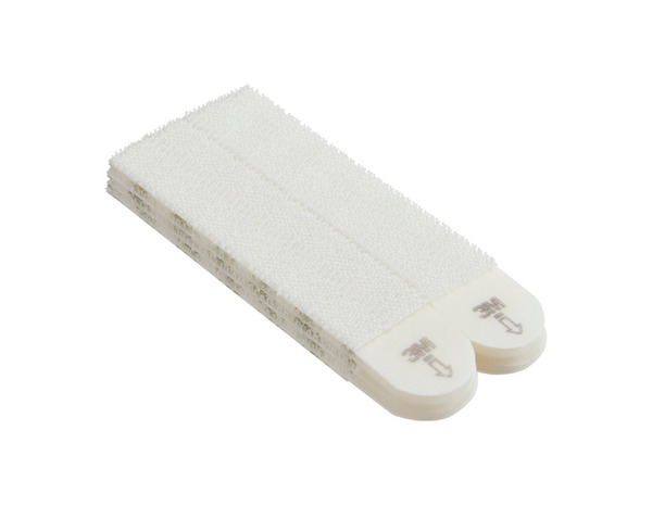 4 paires de languettes de fixation tableaux grand modèle blanc - charge max : 7 kg - Command - Brico Dépôt
