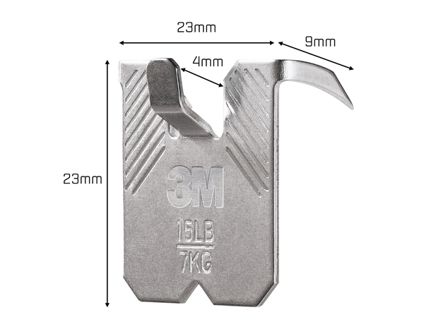 2 crochets griffe plaque de plâtre charge maxi : 7 kg - 3M Claw - Brico Dépôt