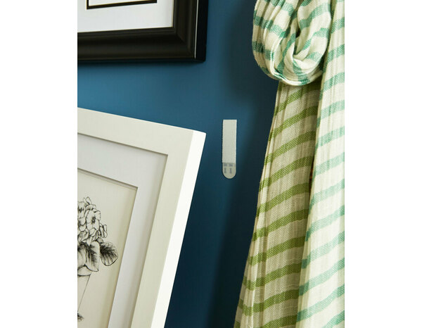 4 paires de languettes de fixation tableaux moyen modèle blanc - charge max : 5 kg - Command - Brico Dépôt