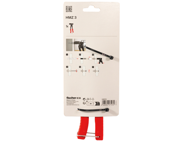 Pince à expansion HM-Z - Outil Noir/Rouge pour chevilles HM - Fischer - Brico Dépôt