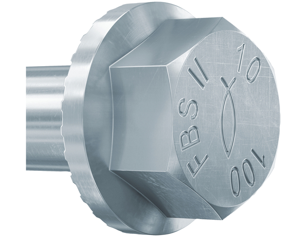 Vis à béton FBS II 10x80 en acier électrozingué, pour béton - 50 pièces, - Fischer - Brico Dépôt