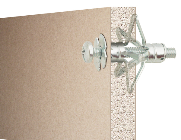 Cheville à expansion Spyder en acier 5x37 - 1000PC pour plaque de plâtre métal - Scell-it - Brico Dépôt