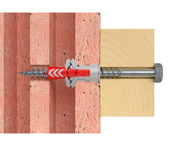 Cheville à expansion DuoPower 12x60 en nylon - 10 pièces, idéale pour béton et plaques - Fischer - Brico Dépôt