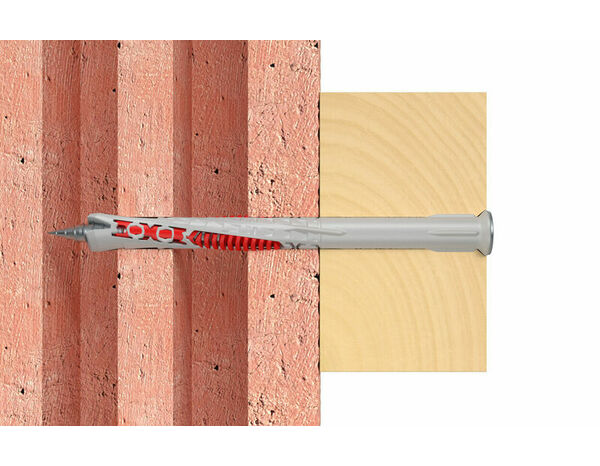 Cheville rallongée DuoXpand 10x120 T en acier pour béton et brique - 10 pièces - Fischer - Brico Dépôt