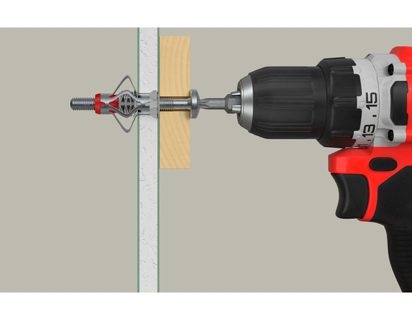 Cheville bi-matière DuoHM 5x55 - Fixation robuste pour plaque de 9,5 à 30 mm - Fischer - Brico Dépôt