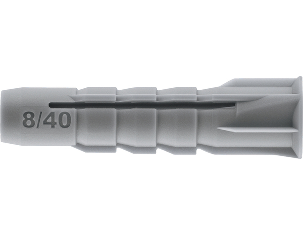 Chevilles à expansion UV II 8x40mm - 700PC nylon pour béton et plaque de plâtre - Fischer - Brico Dépôt