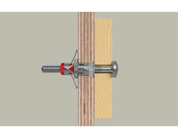 Cheville bi-matière DuoHM 4x55 - idéale pour plaque de 9,5 à 30 mm - Fischer - Brico Dépôt